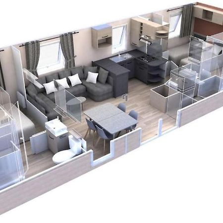 Mobile home 3 chambres 2 salles de bains dans camping 4 étoiles aux charmettes MH k168 Les Mathes Extérieur photo